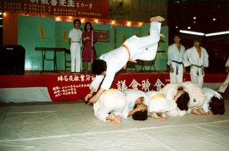 82年柔道表演